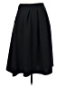 24seven Comfort Apparel Solid Black Formal Skirt Size M - photo 2