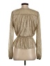 Lulus Gold Long Sleeve Blouse Size S - photo 2