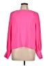 Marled by Reunited 100% Polyester Pink Long Sleeve Blouse Size L - photo 1