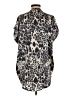 Unbranded Animal Print Ivory Short Sleeve Blouse Size S - photo 2