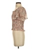 1.State 100% Polyester Orange Short Sleeve Top Size S - photo 5