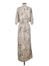 Lezat 100% Polyester Silver Casual Dress Size S - photo 2