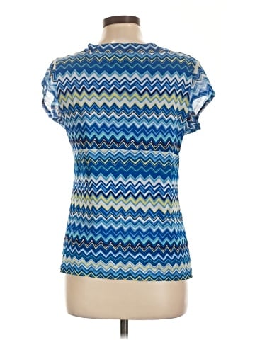 Liz & Co. Short Sleeve Blouse (view 2)