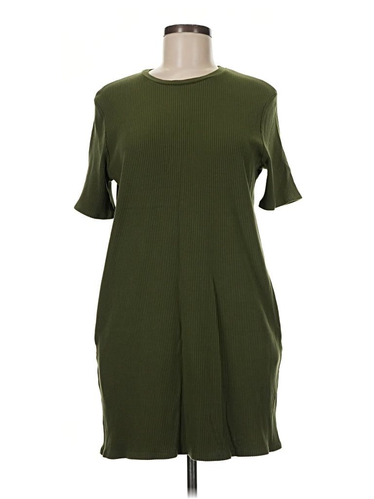Pre-owned Reformation Jeans Casual Dress In Green