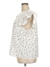 Shein Curve 100% Polyester Stars Ivory Short Sleeve Blouse Size 18 Plus (3) - photo 5
