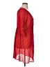 Torrid 100% Polyester Hearts Red Casual Dress Size 1X Plus (1) - photo 4