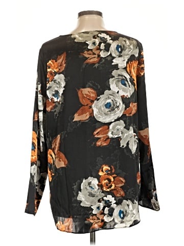 White House Black Market Long Sleeve Blouse (view 2)