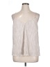 Express 100% Polyester Silver Sleeveless Blouse Size XL - photo 1