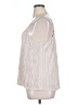 Express 100% Polyester Silver Sleeveless Blouse Size XL - photo 5