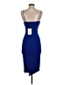 Hello Molly 100% Polyester Solid Blue Cocktail Dress Size 2 - photo 2