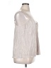 Express 100% Polyester Silver Sleeveless Blouse Size XL - photo 4