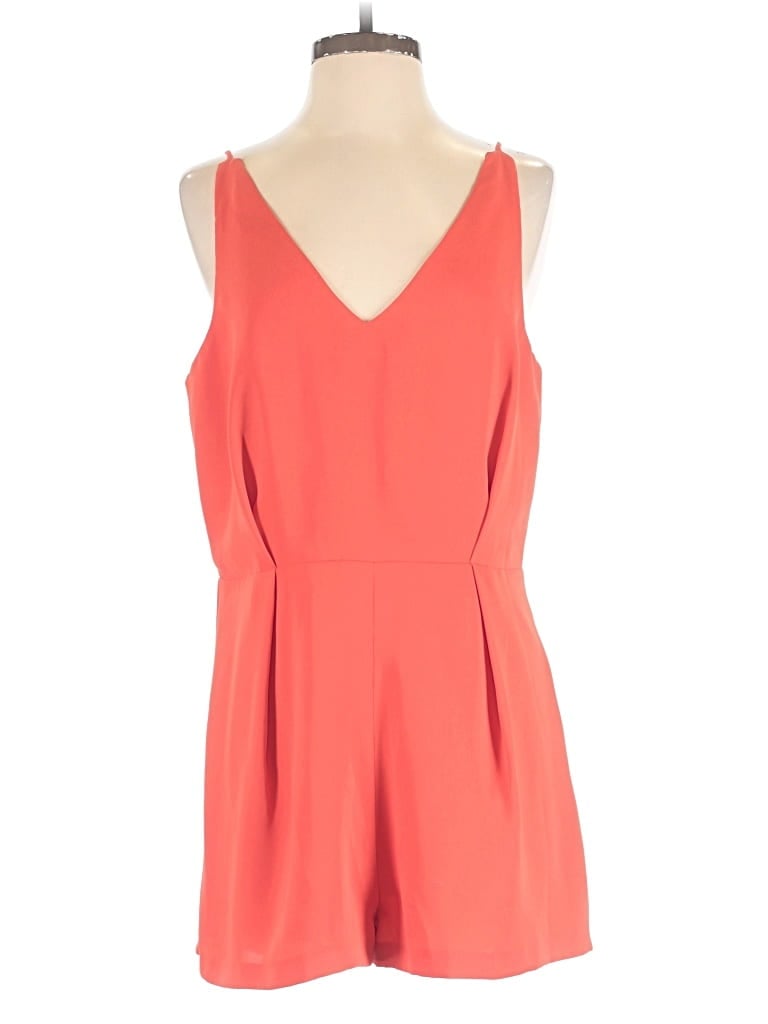 Pre-owned Topshop Romper In Orange