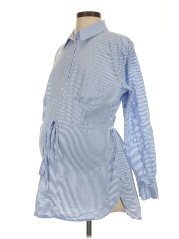 Gap - Maternity Long Sleeve Button-Down Shirt (view 1)