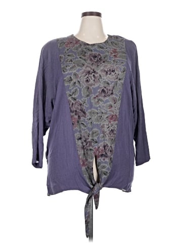 Carole Little 3/4 Sleeve Blouse (view 1)
