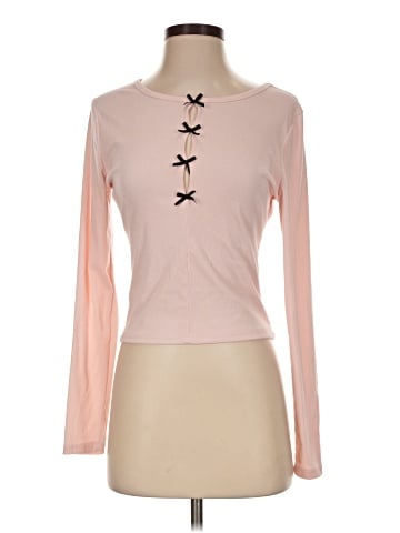 Faded Rose Long Sleeve Top (view 1)