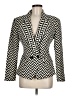 Emanuel Emanuel Ungaro 100% Wool Chevron-herringbone Ivory Wool Blazer Size 8 - photo 1