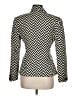 Emanuel Emanuel Ungaro 100% Wool Chevron-herringbone Ivory Wool Blazer Size 8 - photo 2