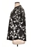 Unbranded Floral Black Short Sleeve Blouse Size XL - photo 5