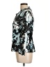 Akris Punto 100% Baumwolle Print Teal Blazer Size 12 - photo 5