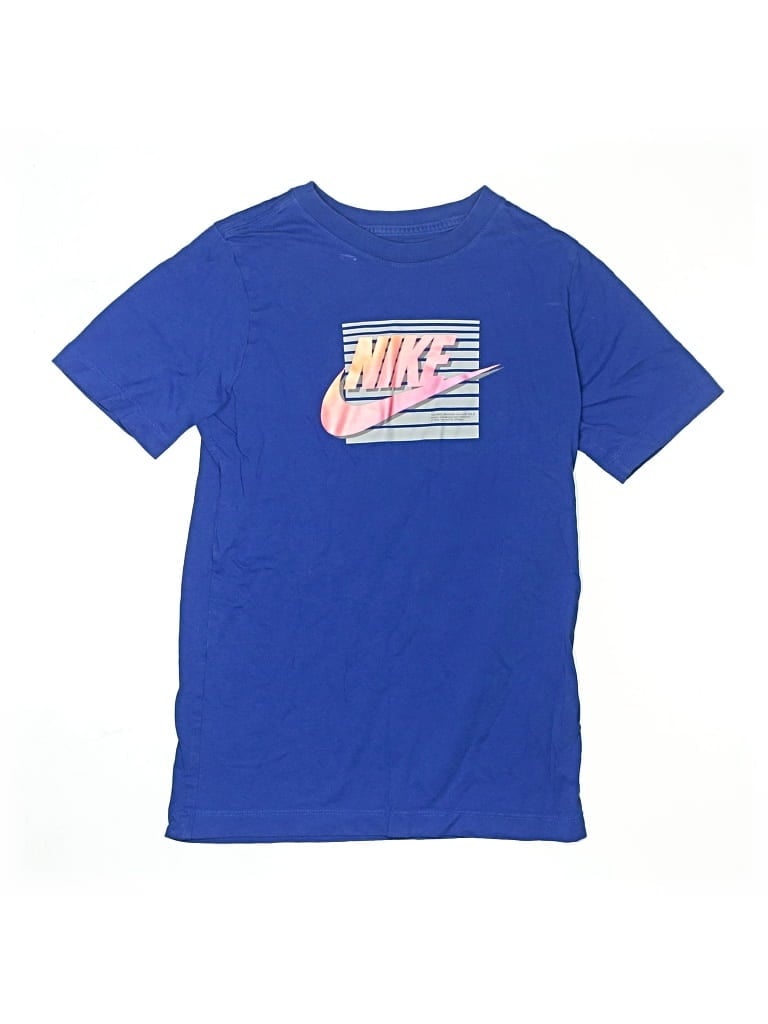 Pre-owned Nike Kids' Short Sleeve T-shirt In Blue