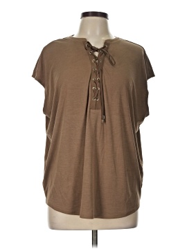 White House Black Market Short Sleeve Henley (view 1)