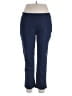 Kim Rogers Solid Blue Active Pants Size 14 - photo 1