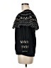 Reba 100% Cotton Black 3/4 Sleeve Blouse Size M - photo 5