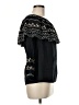 Reba 100% Cotton Black 3/4 Sleeve Blouse Size M - photo 4