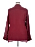 Acevog 100% Polyester Burgundy Long Sleeve Blouse Size 3X - photo 2