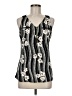 Express 100% Polyester Black Sleeveless Blouse Size M - photo 1