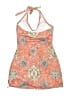Unbranded 100% Polyester Paisley Orange Swimsuit Cover Up Size M - photo 2