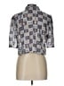 Assorted Brands Silver Short Sleeve Blouse Size L (estimated) - photo 2
