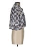 Assorted Brands Silver Short Sleeve Blouse Size L (estimated) - photo 4