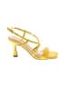 Unisa Color Block Yellow Sandals Size 8 1/2 - photo 1