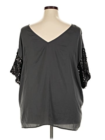 French Connection Short Sleeve Blouse (view 2)