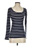 Express Outlet Blue Long Sleeve Top Size S - photo 1