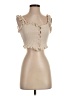 Shein 100% Polyester Ivory Sweater Vest Size 4 - photo 1