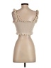 Shein 100% Polyester Ivory Sweater Vest Size 4 - photo 2