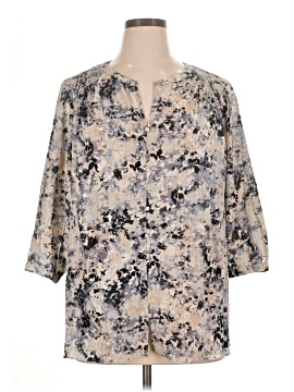 Rose + Olive 3/4 Sleeve Blouse (view 1)