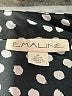 EMALINE 100% Polyester Polka Dots Black Sleeveless Blouse Size M - photo 7