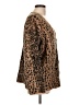 Isalis Animal Print Brown Cardigan Size L - photo 4