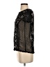 Hi-Line Black Short Sleeve Top Size XS - photo 5