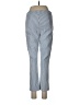 Adrienne Vittadini Houndstooth Blue Casual Pants Size 8 - photo 2