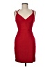 Sequin Hearts Solid Red Cocktail Dress Size 7 - photo 1