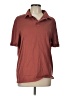 Autograph 100% Cotton Brown Short Sleeve Polo Size L - photo 1