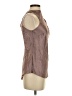 Cinq à Sept 100% Silk Brown Sleeveless Silk Top Size S - photo 4