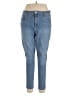 Gap Solid Blue Jeans Size 16 - photo 1