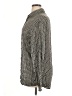Zara Houndstooth Gray Long Sleeve Button-Down Shirt Size XL - photo 5