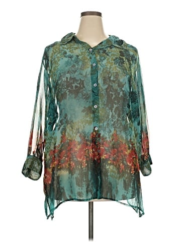Club Z Collection 3/4 Sleeve Blouse (view 1)