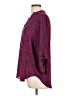 Lush 100% Polyester Burgundy 3/4 Sleeve Blouse Size L - photo 5